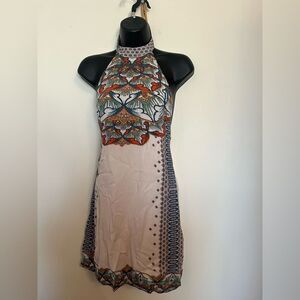 Urban Outfitters Multicolor Halter Mini Dress